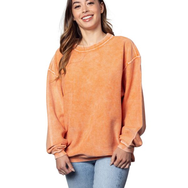 Ladies' Corded Crew Sweatshirt Thumbnail