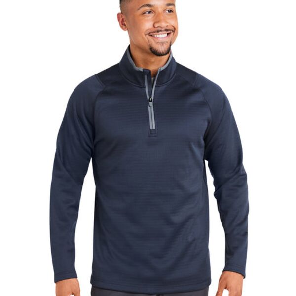 Men's Waffle Fleece Quarter-Zip Thumbnail