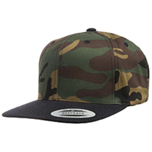 6-Panel Structured Flat Visor Classic Snapback Thumbnail